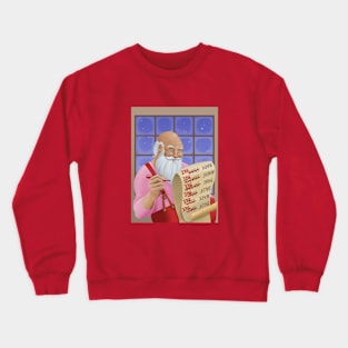 Santa's List (Everyone gets a bike) Crewneck Sweatshirt